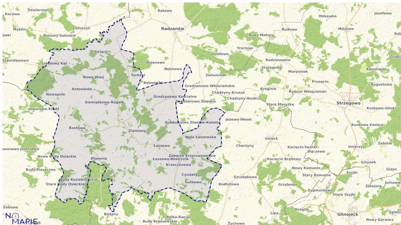 Mapa uzbrojenia terenu Siemiątkowa